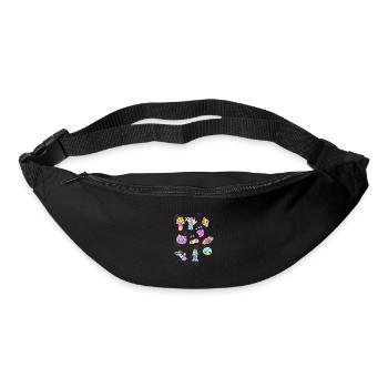 Magic Mushrooms - Pride - Gürteltasche - Schwarz - Vorne