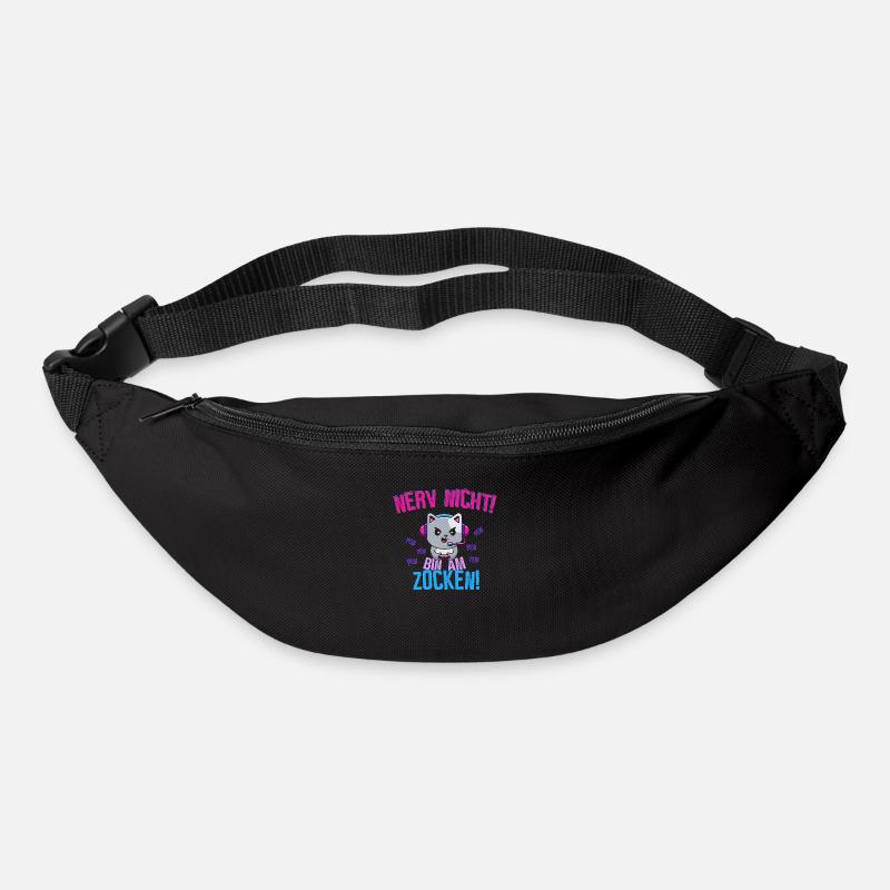 Nerv nicht! Bin am zocken! - Gürteltasche - Schwarz