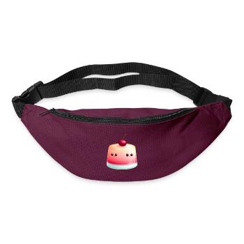Pudding Jell-O Jelly Kawaii - Sac banane - bordeaux  - Devant