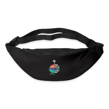Ohne Kunst ist die Erde nur Eh! - Gürteltasche - Schwarz - Vorne