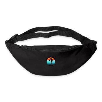 Boule Petanque Boccia Boules - Gürteltasche - Schwarz - Vorne