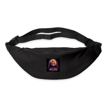 Halloween citrouille rétro des années 90 Costume effrayant - Sac banane - noir - Devant