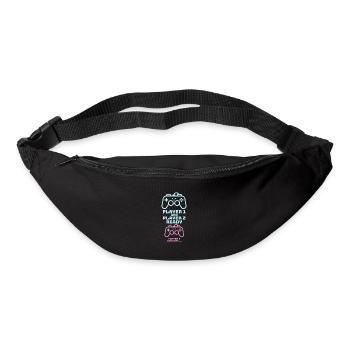 Player 1 2 Gamer Birth Baby Console Gift - Bum bag - black - Front