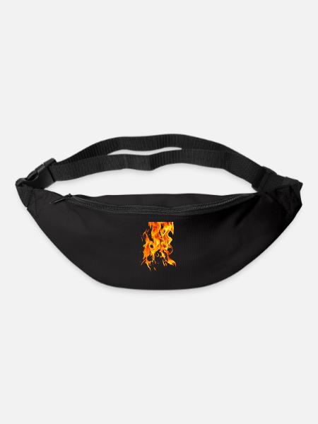 Feuer - Gürteltasche - Schwarz