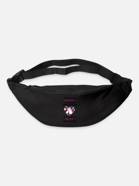 Les gens Shoulderstand cesser d'attendre normale de moi - Sac banane - noir