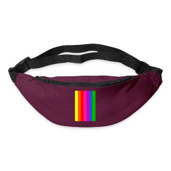 Rainbow Flag - Bum bag - burgundy - Front