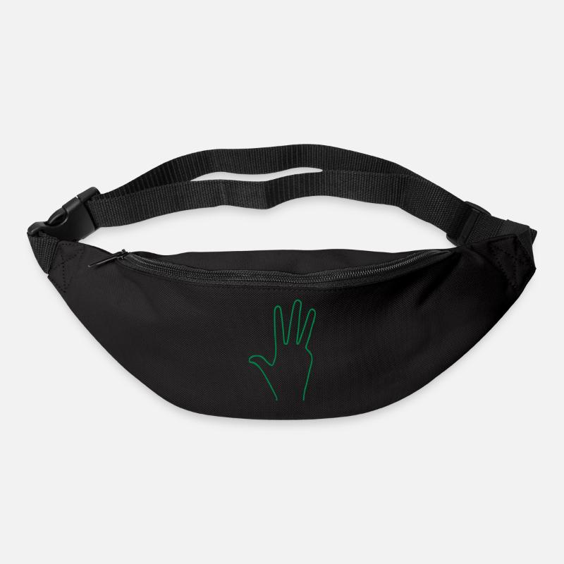 Hand Finger 4 - Gürteltasche - Schwarz