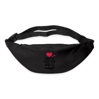 Home is where your Mom is - Mother's Day - Bum bag - black - Front