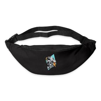 Pizza-Sloth - Bum bag - black - Front