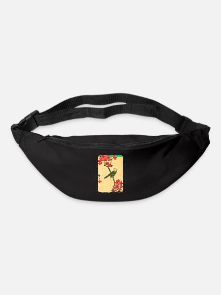 Utagawa Hiroshige White Headed Bird on Maple - Bum bag - black