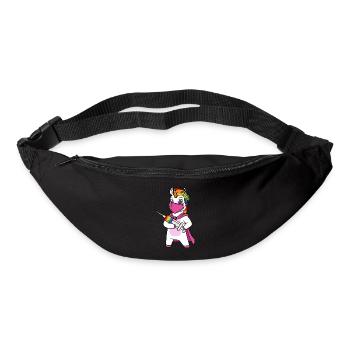 Vaccinated Unicorn Immunicorn - Bum bag - black - Front