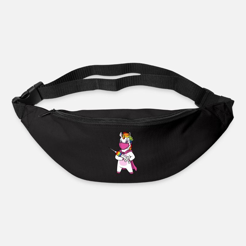 Vaccinated Unicorn Immunicorn - Bum bag - black