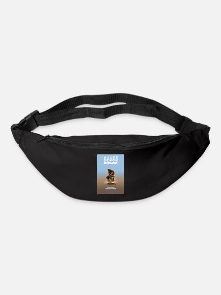 Denkball von Rodäng. POSTER. - Gürteltasche - Schwarz