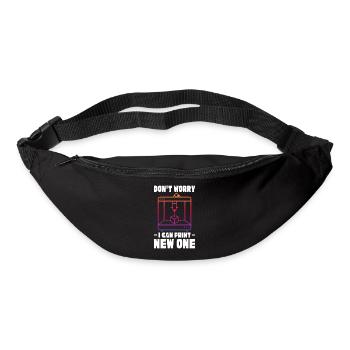 Dont worry I can print new one Design for a 3d - Bum bag - black - Front