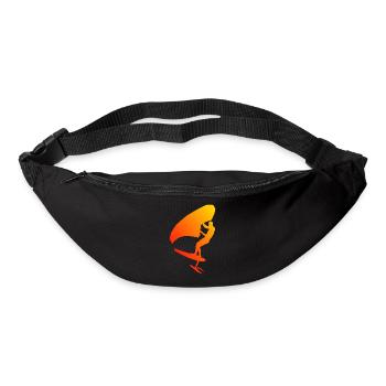 wingsurfing men hydrofoil wingfoil foilwing - Bum bag - black - Front