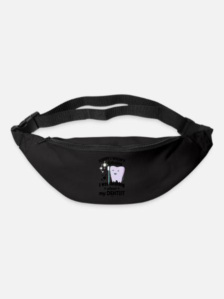 Dentiste Dentiste Brosse à dents Enfants Bébé Cadeau - Sac banane - noir