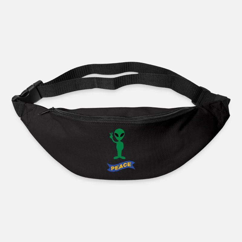 Alien Peace - Gürteltasche - Schwarz