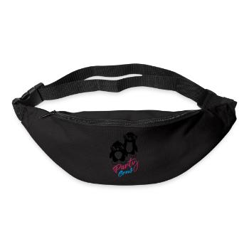 Pinguin Freunde Party Crew - Gürteltasche - Schwarz - Vorne