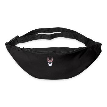 Boston Terrier Japan Sunglasses I Japanese Flag - Bum bag - black - Front