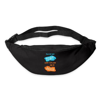 Tu n'as pas tort, mais c'est moi qui ai raison - Sac banane - noir - Devant