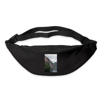 Seven Sisters Waterfall at the Geiranger fjords - Bum bag - black - Front