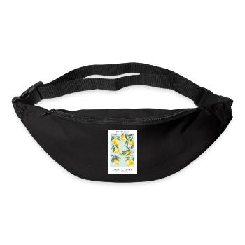 Zitronen - Gürteltasche - Schwarz - Vorne
