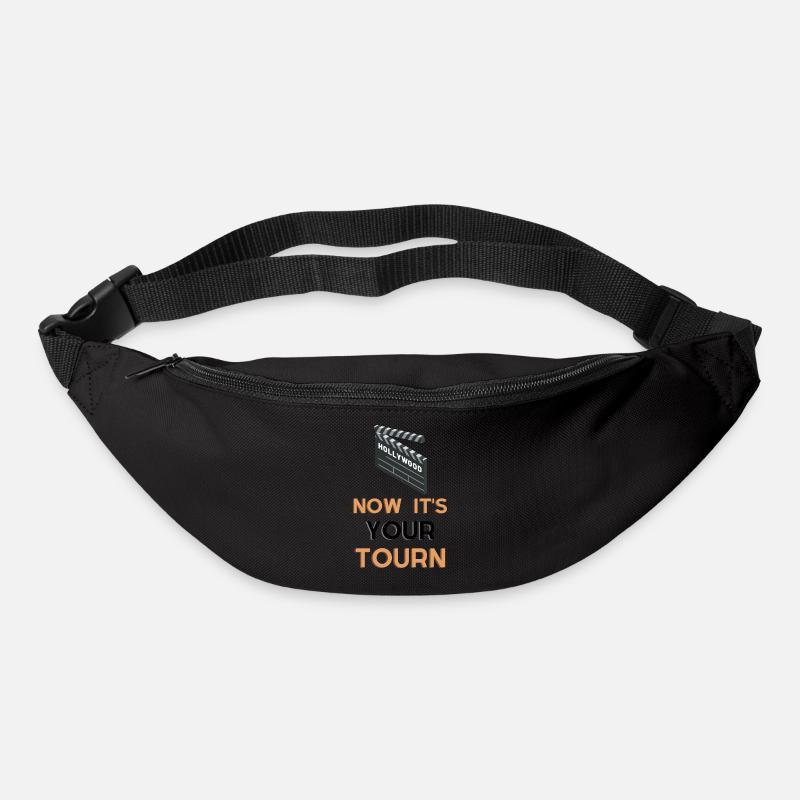 Motivation-now it is your turn - Gürteltasche - Schwarz
