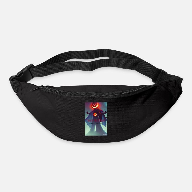 Halloween Kürbis Monster - Süßes oder Saures - Gürteltasche - Schwarz