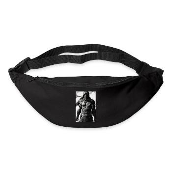 Krieger Schwert Vintage Schwarz Weiß 2 - Gürteltasche - Schwarz - Vorne