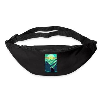 Bear Grizzly Bear Brown Bear Predator Wildlife Forest 8 - Bum bag - black - Front