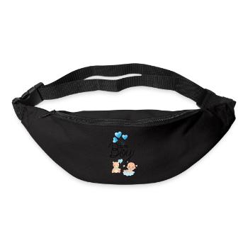 Team boy Gender Reveal Party Shirts - Gürteltasche - Schwarz - Vorne