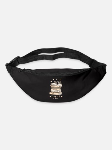Ich bin kein Streber - Gürteltasche - Schwarz