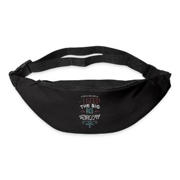Baseball sweatshirt Baseball shirt - Bum bag - black - Front