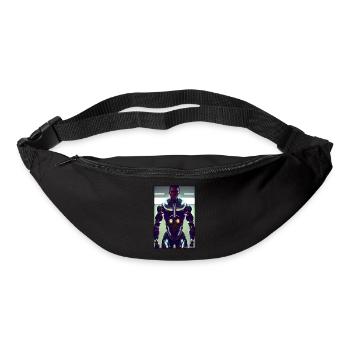 Cyborg Man Future Sci-Fi Machine Technology - Sac banane - noir - Devant