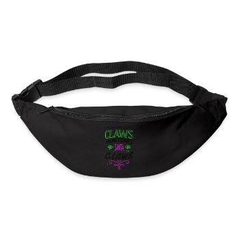 cool beard dinosaurs birthday present happy bday - Gürteltasche - Schwarz - Vorne