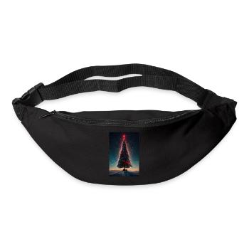 Noël 9 - Sac banane - noir - Devant