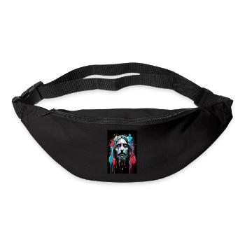 JESUS - colorful paint - Sac banane - noir - Devant