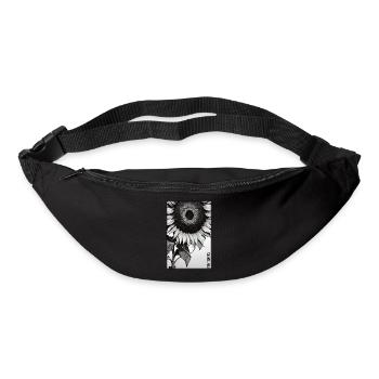 Sunflower Asteraceae Flower Spring Meadow Green - Bum bag - black - Front
