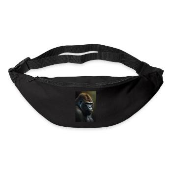 Gorilla Monkey Cool - Sac banane - noir - Devant
