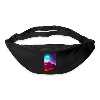 Weltall, Planeten - Gürteltasche - Schwarz - Vorne