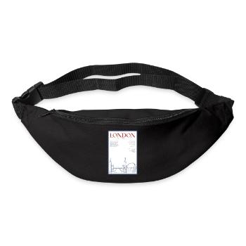 London - Gürteltasche - Schwarz - Vorne
