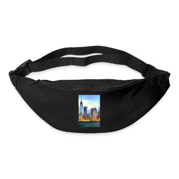 New York City Skyline - Gürteltasche - Schwarz - Vorne