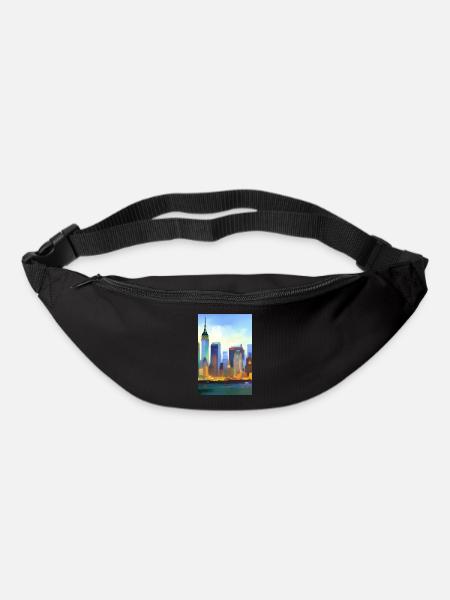 New York City Skyline - Gürteltasche - Schwarz