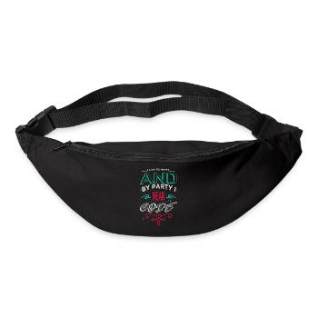present idea happy dads favorite joke pc statement - Bum bag - black - Front