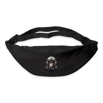 Pilot Monkey Digital Art - Bum bag - black - Front