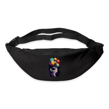 Astronaut on the moon - Bum bag - black - Front