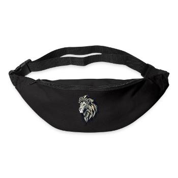 Geometric Lion Head - Bum bag - black - Front