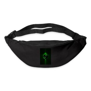 Yin Yang grün 1 - Gürteltasche - Schwarz - Vorne