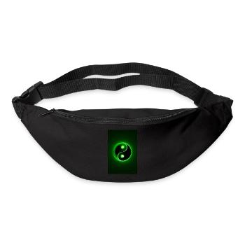 Yin Yang grün 2 - Gürteltasche - Schwarz - Vorne