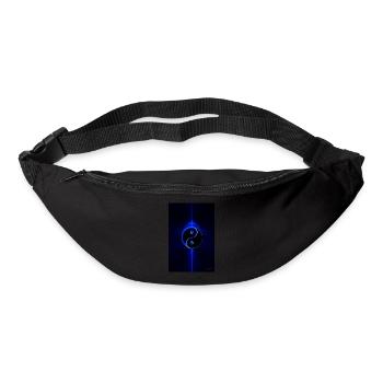 Yin Yang blau 1 - Gürteltasche - Schwarz - Vorne